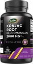 Oxify Konjac Root Glucomannan 2000 מ"ג | 180 קפסולות צמחוניות