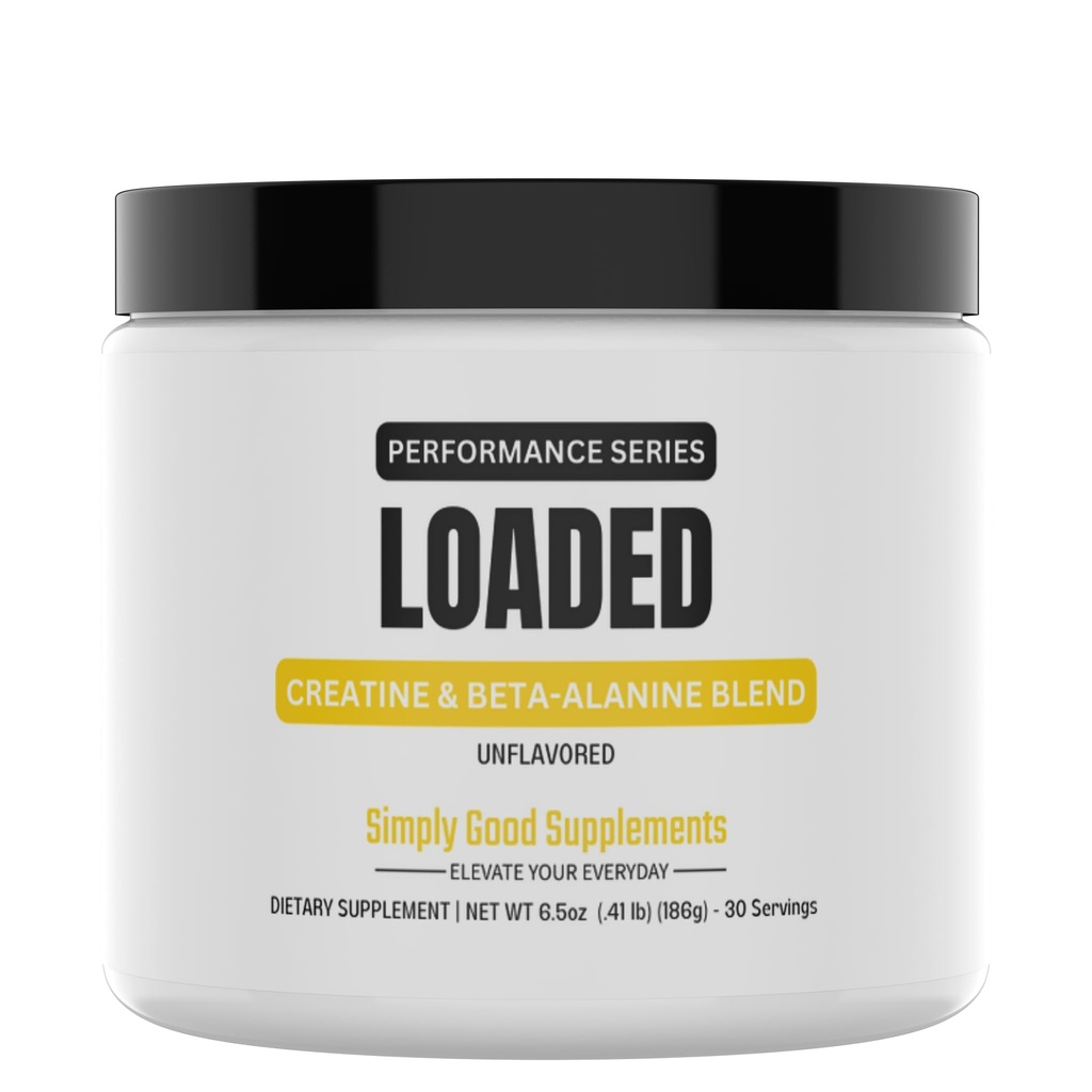 אבקת Creatine & Beta-Alanine - 3200 מ"ג Beta-Alanine ו- 3000 מ"ג Creatine Monohydrate - Boost Strength, Power, and Endurance - תוספת יומית של ביצועי שרירים - 30 משרתים