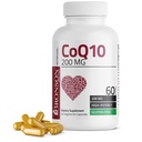 Bronson CoQ10 200 MG High Potency Cell Energy הפקה, 60 קפסולות צמחוניות