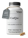 NoOT CoQ10 200 מ"ג - High Absorption-Coenzyme-Q10, Antioxidant for Heart and Cognitive Health and Immune Support, Energy Production, Ubiquinone, טבעוני, Coq 10 תוסף, Nootropic, 60 קפסולות