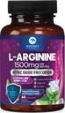 L-Arginine Complex - תוספת כוח Nitric Oxide Booster תוסף - Premium Energy Pool for Natural Heart Health & שריר תמיכה - Non-GMO, Made for Men & Women, Bottled USA - 60 קפסולות