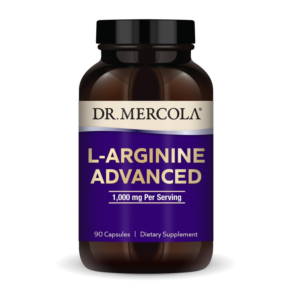 ד"ר מריקולה L-Arginine מתקדם, 30 משרתות (90 קפסולות), 1,000 מ"ג פרבה, תוספת תזונתית, תומך בייצור אנרגיה, Non-GMO