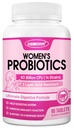 ZEBORA Probiotics for Women Digestive Health, Prebiotics and Probiotics with 60 מיליארד עבור תמיכה בחיסון ו- Gut Health, Gluten & Soy Free, 90 טבליות