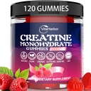 Creatine Monohydrate Gummies 5000 מ"ג עבור גברים ונשים, אורגני Pure Creatine Gummies