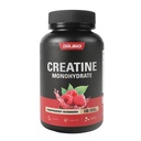 DR.BIO Creatine Monohydrate חניכיים לתמיכה באנרגיה ובשרירים, Pre-Workout Complex Creatine עבור נשים וגברים עם 5000mg Creatine, L-Taurine, B12, Mg ו-K, טבעוני, Red Raspberry, 110 Count Count Count Count Count Count, 110