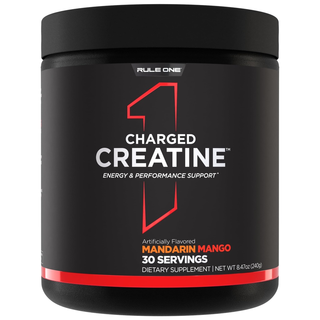 כלל 1 חלבונים אחראים קריטין - Multi-Function Workout תוספת עם Creatine, אלקטרוליטה, וגלובות אנרגיה עבור אינטנסיביות, ביצועים, תמיכה הידרה (30 משרתים, מנדרינה מנגו)