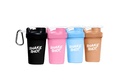 4 Pack - 4oz Mini Shaker Bottle for Pre Workout, Creatine, Small Scoop Supplements (לא לחלבון) & Shaker Ball