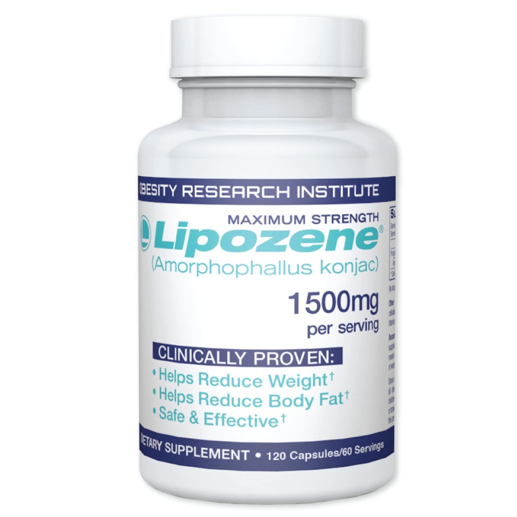 Lipozene meGA בקבוק - 120 קפסולות, מה שהופך את הגודל הגדול ביותר שלנו זמין - Appetite Suppressant
