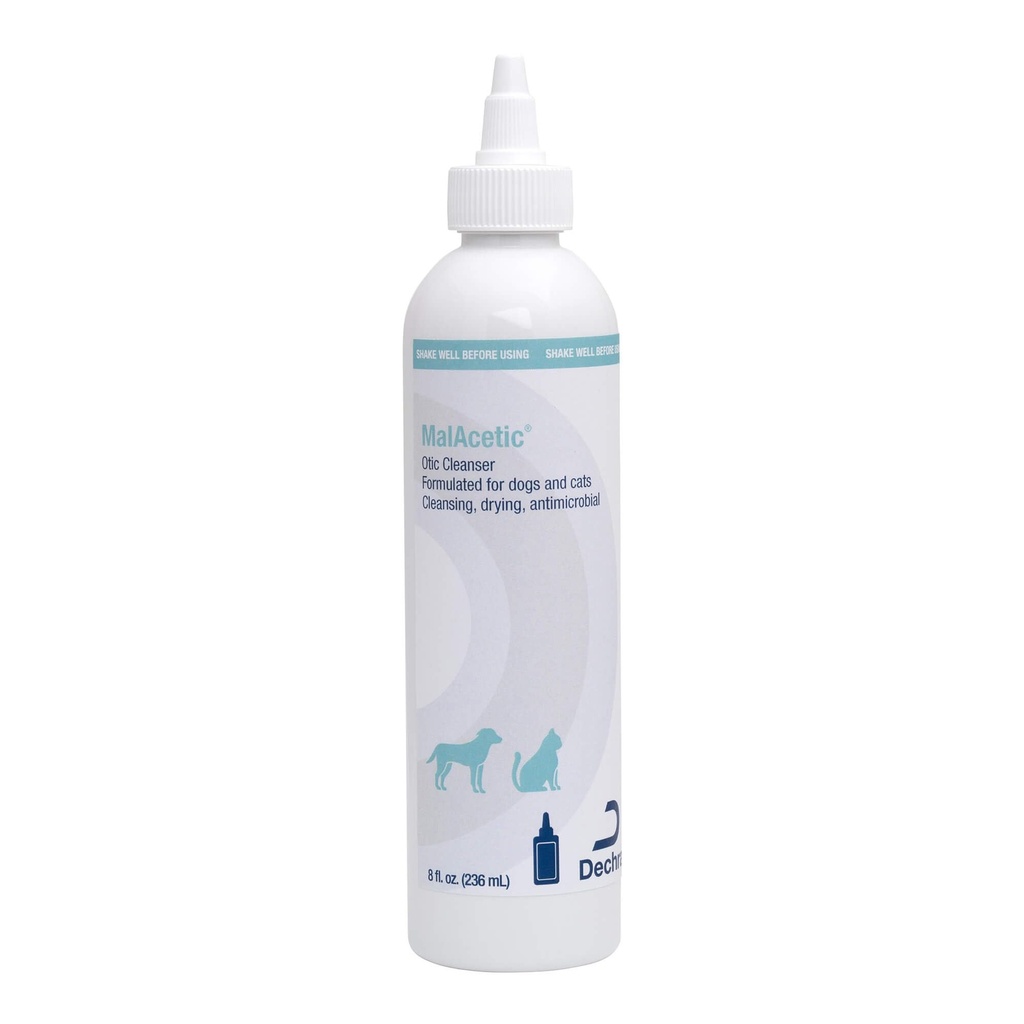 Malcetic Otic Cleanser for Dogs and Cats 8 fl oz