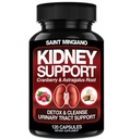 Kidney תומך ניקוי Detox & תיקון -120 קפסולות - Cranberry & Astragalus Root Pills for Women and Men - High Power Liver Cleanse Detox תומך Urinary Tract & Bladder Health