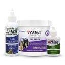 PET KING BRANDS ZYMOX Enzymatic אוזניים Wipes, אוזן נקייה יותר ופתרון אוזניים Otic עבור כלבים וחתולים - מוצר Bundle - עבור מלוכלכים, Waxy, אוזניים ריחות וכדי זיהומים אוזניים Soothe אוזניים, 100 ct, 4 oz ו 1.25 oz