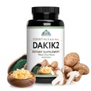 מערכות בריאות אופטיות חיוניות DAK1K2 | ויטמין D3 + A + K1 + K2 Immune Support, Bone Health & Heart | ויטמין D W/MK-7 | 5000 IU | (Non-GMO, Whole Food, Gluten-Free) 60 Softgels Softgels