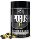 LIPORUSH NDS Nutrition XT - Super Concentrated Thermogenic with L-Carnitine & Teacrine for Shredding Fat - תומך באנרגיה מקסימלית, פוקוס, Calorie Burning, Diuretic, Appetite control (60 קפסולות)