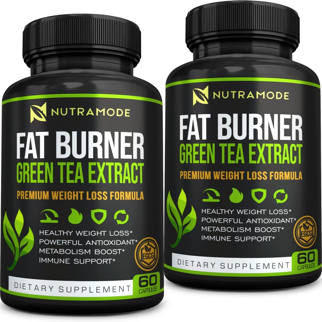 Premium תה ירוק לחלץ שומן Burner תוסף EGCG-Natural Appetite Suppressant-Healthy Weight Loss Pills that Work Fast for Women and Men-Detox Metabolism Booster to Burn Belly Fat 2