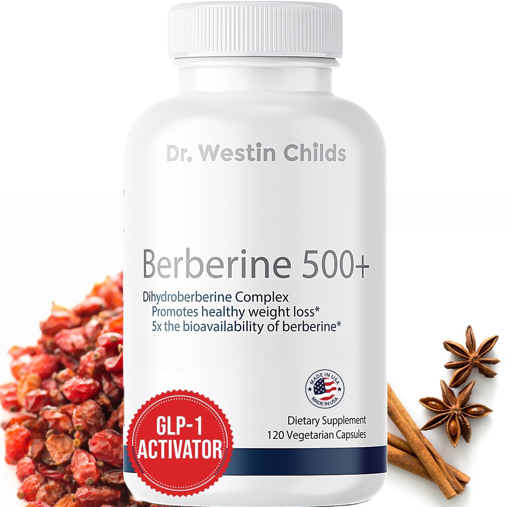 ד"ר פורן ילדים Dihydroberine תוסף 200 מ"ג לנשים וגברים, Cardiovascular, Gut, Thyroid, & Immune Support with Alpha Lipoic Acid - עשוי להיות 5X יותר יעיל מאשר Berberine HCL | 60 Ctt