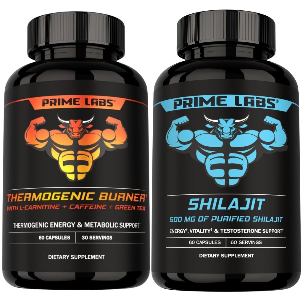 Prime Labs Thermogenic Burner + Shilajit כמוסות