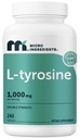 Micro Ingredients L-Tyrosine 1000 מ"ג Per Server, 240 קפסולות | Amino Acid תוסף