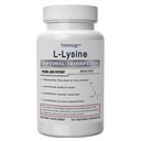 מעבדות עליונות L-Lysine 500 מ"ג קפסולות, Pure non-GMO, צד שלישי נבדק, No Fillers, Gluten Free, תומך במערכת החיסון, מקדם את Calcium Absorption, 120 Caps Caps.