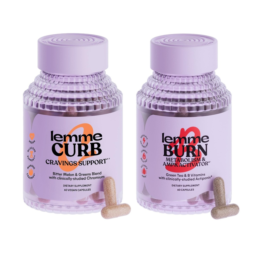 Lemme Curb ו Burn - Metabolism, Cravings Support & Weight Management with Clinically למד Chromi Chum Picolinate, Gynostemma, Cinnamon, Green Tea, ויטמין B6 & B12 - Gluten-Free, 60 Count Ea Ea Eaa Ea aaa , Gynostemma, Cinnamon, Green Tea, ויטמין B6 & B12 - Gluten-Free, 60 Count Ea