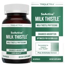 SoActive® Milk Thistle: 10X יותר חלב יעיל זהטלה Phytosome, אופטימיזציה עבור Essential bioactive Silybin A & B Plus Bilear® Artichoke Extract & Bile Enhancer - Liver Support