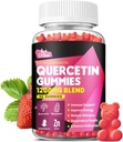 Quercetin Gummies 1200 מ"ג - Quercetin עם ויטמין C ו- Zinc, Bromelain, Elderberry, ויטמין D3 - תוספי Quercetin לילדים ומבוגרים Immunity & Allergy תמיכה