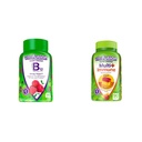 Vitafusion ויטמין B12 for Energy Metabolism, Multivitamin Plus Immune Support Gummies עם ויטמין C, Zinc - 140 + 90 Count