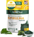 Sunlit הטוב ביותר אבקת Spirulina אורגני USDA - Chlorophyll, Fast Absorption, Blue-Green Spirulina Algae, Raw Vegan חלבונים - non-GMO, Gluten Free Superfood Energy, Gut, Immune Support - 8 Oz Oz Oz-Green Spirulina Algae, Raw Vegan חלבונים - non-GMO, Gluten Free Superfood Energy, Gut, Immune Support - 8 Oz 8 Oz 8 Oz Algae