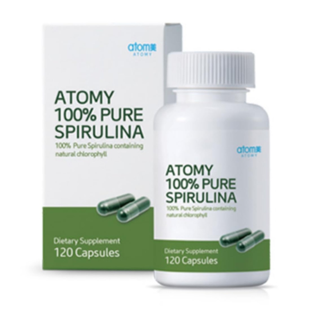 Spirulina 1.69oz (48g), 120capsules, 100% טהור