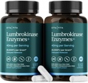 תוספי Lumbrokinase (120 משרתים) 40 מ"ג / משרת (Max Activity - 800,000 יחידות) - Lumbrokinase Enzymes קפסולות לתמיכה באנרגיה, עיכול, Cognition & Gut Health - בדומה ל- Nattokinase