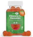 Maxi-Health ויטמין Cmies with Zinc - Maxi-Health ויטמין C עם Zinc for Children and Adults - Respiratory Support and Immune Booster - No Preservatives and Artificial Flavors - 60 חניכיים פרימות