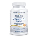 Nordic Naturals Pro ויטמין D3 5000, Orange - 120 מיני Soft Gels - 5000 IU ויטמין D3 - תומך עצמות בריאות, Mood & Immune System Function - non-GMO - 120 משרתות
