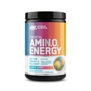 Optimum Nutrition New Flavor Amino Energy - Pre Workout with Green Tea, BCAA, Amino Acids, Keto Friendly, Green Coffee Extract, Energy Powder - Rainbow Sherbet, 30 Servings (Packaging May Vary)