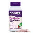 Natrol Melatonin 10 מ"ג טבליות מלוטש מהיר - סטרוברי פלמור, 60 הרוזן, תמיכה בשינה, במהירות dissolve מלטונין למבוגרים, 60 ימים אספקה