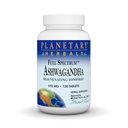 צמחים פלנטריים Ashwagandha Full Spectrum 570 מ"ג, Rejuvenating טומטור, 120 טבליות