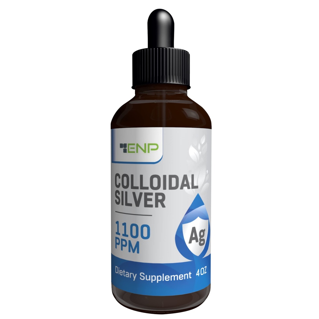 cooidal Silver נוזל 1100 ppm | תוספת כוח Silver נוזל