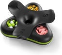 Daily Pill Box מארגנת 3 פעמים ביום, Travel Small Pill Case, 3 השוואתיות המכילות גלולות המכילות גלולות, Portable Pill Holder עבור ויטמין, תרופות, תוסף, שמן דגים, שחור