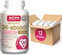 Jarrow Formulas QH-Absorb 100 מ"ג Max Absorption- CoQ10 Ubiquinol- Up to 60 משרתים (Softgels) - תומך Mitochondrial Health, הפקה סלולרית ותפקוד קרדיווסקולרי בריא, חבילה של 12 משרתים (Softgels)
