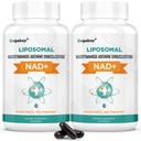 Orgabay Liposomal NAD+ תוספת של 500 מ"ג, High Absorption, Boost NAD+ עם TMG 250 מ"ג, Actual NAD Plus More Efficient Than Nicotinamide Riboside, תמיכה באנרגיה סלולרית, הזדקנות בריאה 120 Softgels