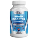 תוספי תמיכה במוח עבור Clarity, Memory, Mood, Focus, Mental Performance - Natural Nootropic for Cognitive Function - עם GABA ו- Green Tea Extract - 60 קפסולות