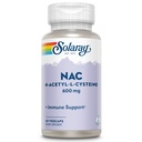 SOLARAY NAC Supplement N-Acetyl L Cysteine for Men & Women - Precursor to Glutathione & Amino Acid Support for Cellular Health, NAC Capsules 600 mg, Antioxidant Support for Immune Health - 60 Veg Caps