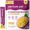 Venture Pal Sugar Free Electrolyte אבקת Packets - נוזל יומי הרביעי לשתות לערבב עבור הידרה מהירה & Party Recovery | 5 ויטמינים ו 7 אלקטרוליטים