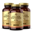Solgar Calcium Magnesium Plus Zinc, 100 טבליות (Pack of 3) - מקדם עצמות בריאות ושיניים - תמיכה בתפקוד העצבים והשרירים - Non-GMO, טבעוני, Gluten Free, חלב, כשר - 100 המשרתים Total המשרתים