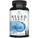 VALI Neuro Force Brain Booster תוסף עבור Focus, זיכרון, קלרנס ואנרגיה. תוספת כוח nootropic קוגניטיבית תמיכה עבור ביצועים נפשיים. עם קפאין טבעי. 60 קפסולות Veggie