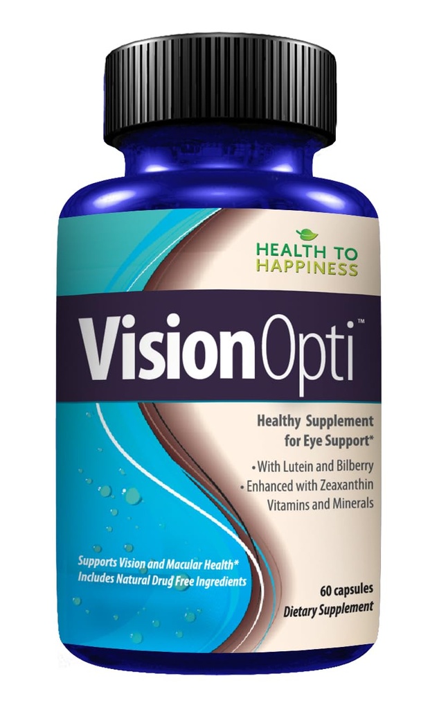 Vision Opti - Eye Health Supplement with Lutein, Zeaxanthin, Selenium, Zinc ווויטמינים A & C | 60 קפסולות