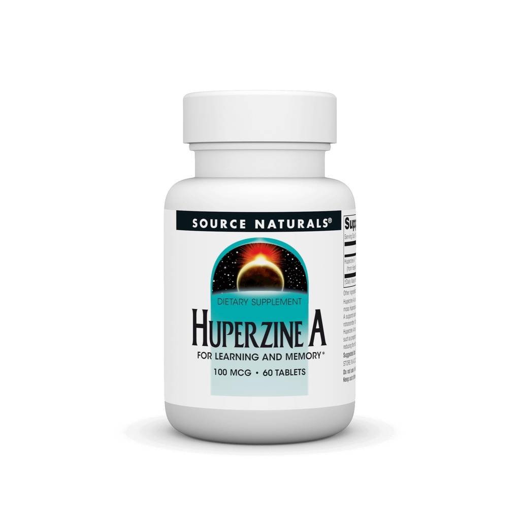 מקור Naturals Huperzine A for Learning & Memory - 100 mcg, 60 טבליות