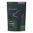 VetriScience Liver Health Chews with Milk Thistle, Vetri Liver Detox תוסף לכלבים, Turmeric and Artichoke for Liver Support and Detoxification, עוף, 60 הרוזן