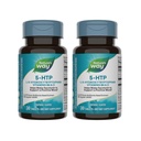 דרכו של הטבע 5-HTP, L-5-Hydroxytryptophan, Helps Make Serotonin כדי לקדם את Outlook חיובי *, ויטמין B6, ויטמין C, Griffonia Bean Extract, 30 טבליות (Packaging May Vary) - 2 Pack