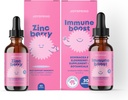 JoySpring Zinc עם ויטמין C נוזלי תמיכה עבור ילדים, 1 oz