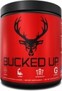 Bucked Up Pre Workout 6 Grams Citrulline, 2 גרמים Beta Alanine, ו 3 אחרים רשומים סימן מסחרי רשום רכיבים (Red Raz)